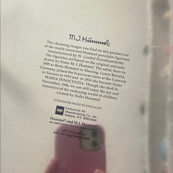 Charming Autumn Scene Decorative Tin 1993 m.j.Hummel - Picture 3 of 3